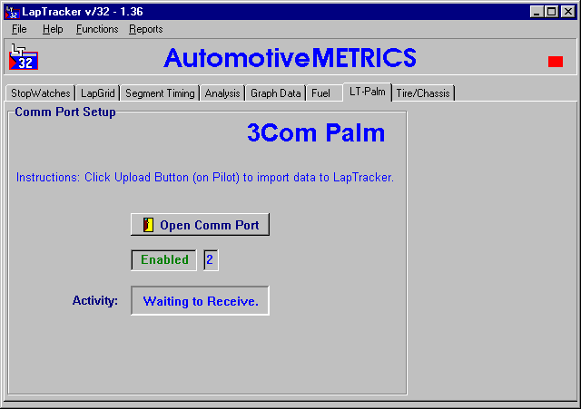 LapTracker v/32 LapTracker-Palm page
